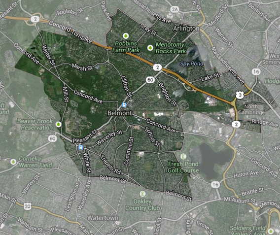Map of 24th Middlesex District